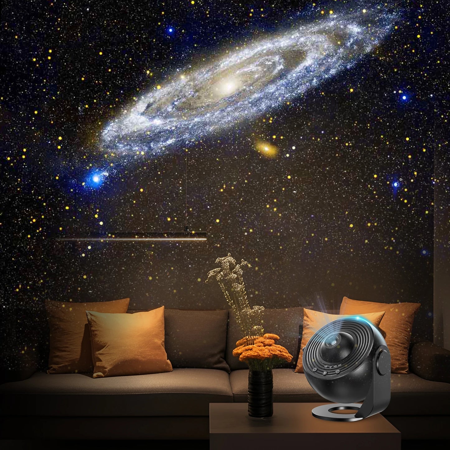 Galaxy Projector – Planétarium Étoilé Réaliste | Ciel Nocturne, Lune & Constellations