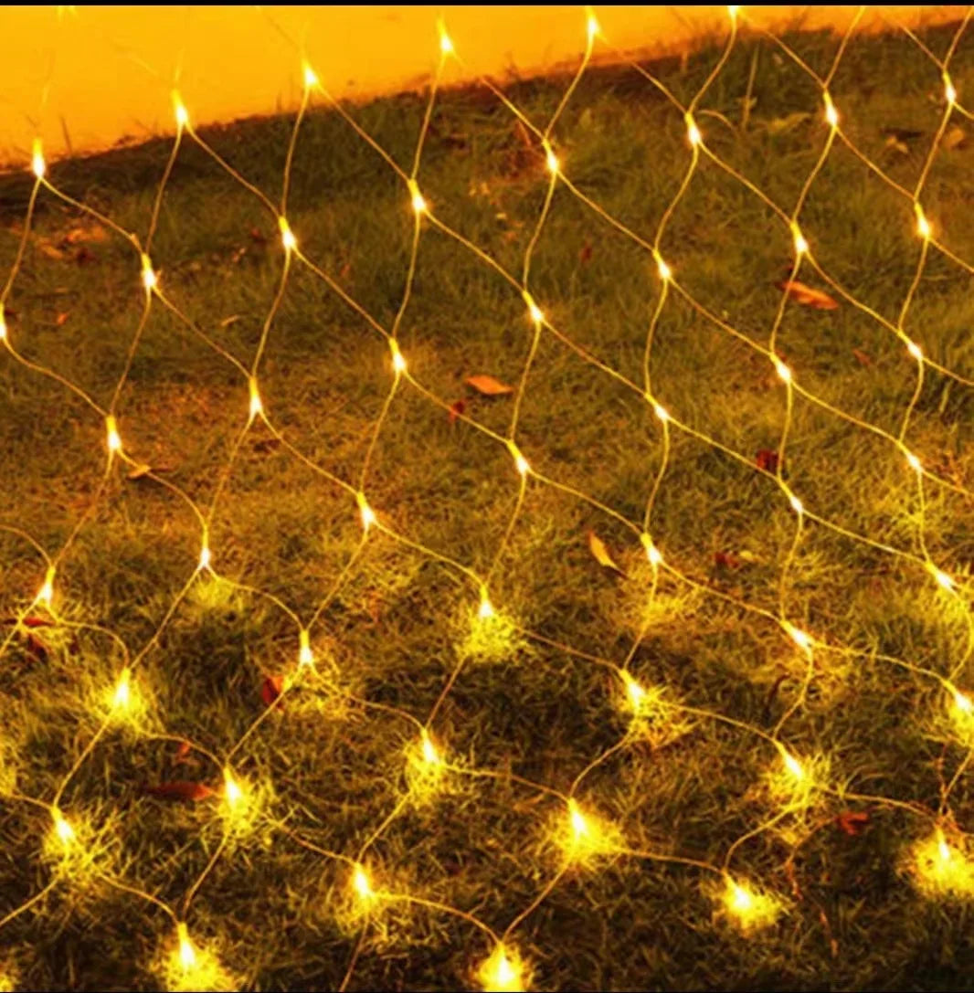 Filet Lumineux LED de Noël – Guirlande Filet 3x2m / 6x4m | Déco Jardin, Mariage & Fêtes